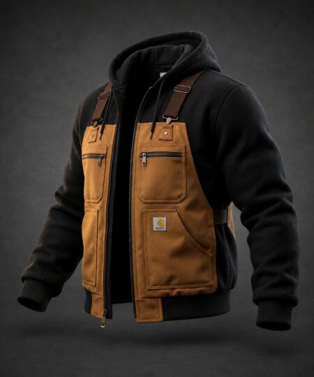 Custom Hooded Work Jacket